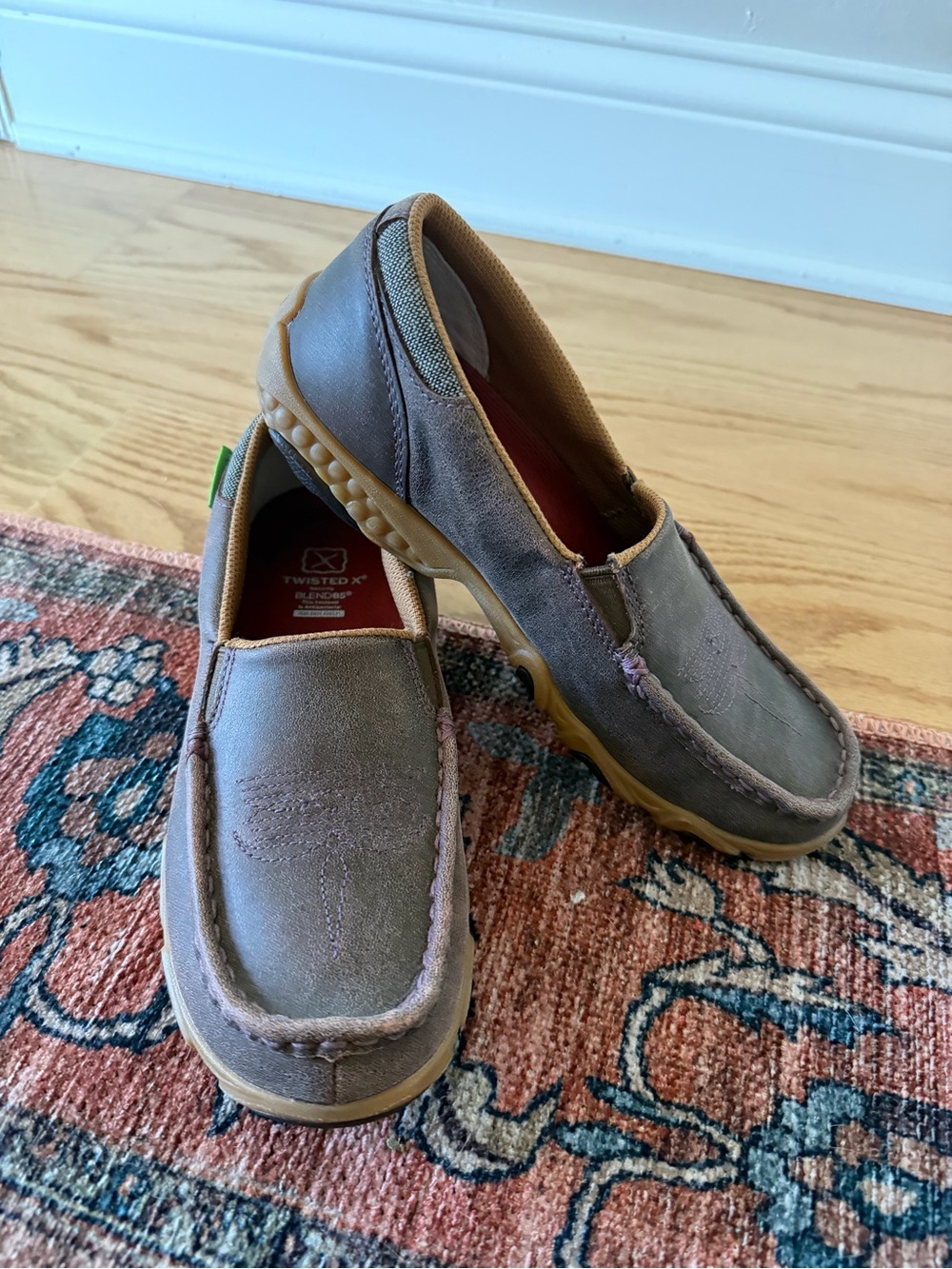 NWOT Twisted X Women’s ECOTWX Driving Moccasins Sz 7.